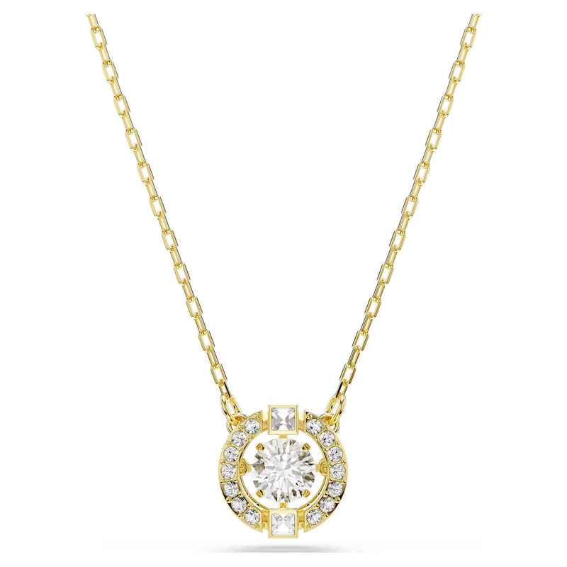 Swarovski Una Angelic Mixed cuts, White, 18K gold finish Pendant