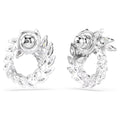 Swarovski Mesmera Marquise cut, White, Rhodium plated Hoop Earrings