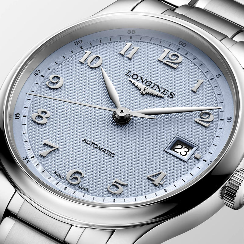 Longines Master Collection Automatic Ice Blue 39mm Watch L2.949.4.99.6