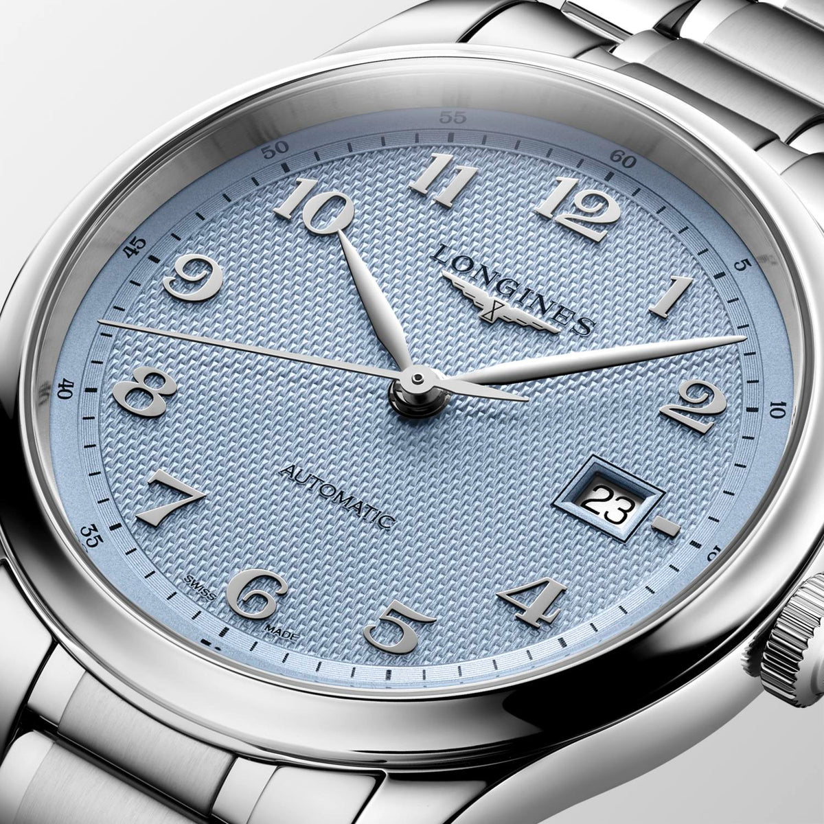 Longines Master Collection Automatic Ice Blue 41mm Watch L2.950.4.99.6