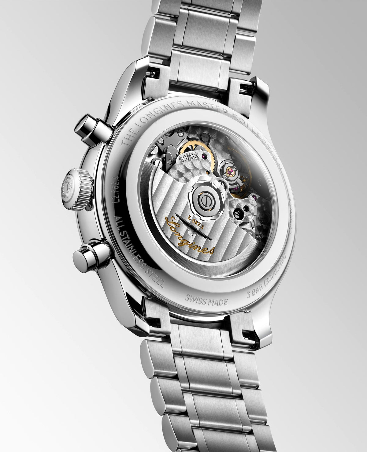 Longines Master Collection Chrono Moonphase Automatic, Steel Bracelet 41mm Watch L2.962.4.73.6