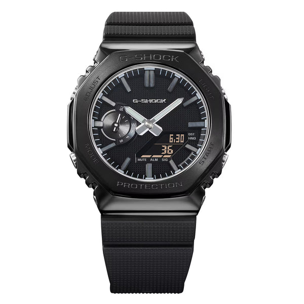 G-SHOCK 2100 Series Luxe Black Steel GM-2100LXB-1AER