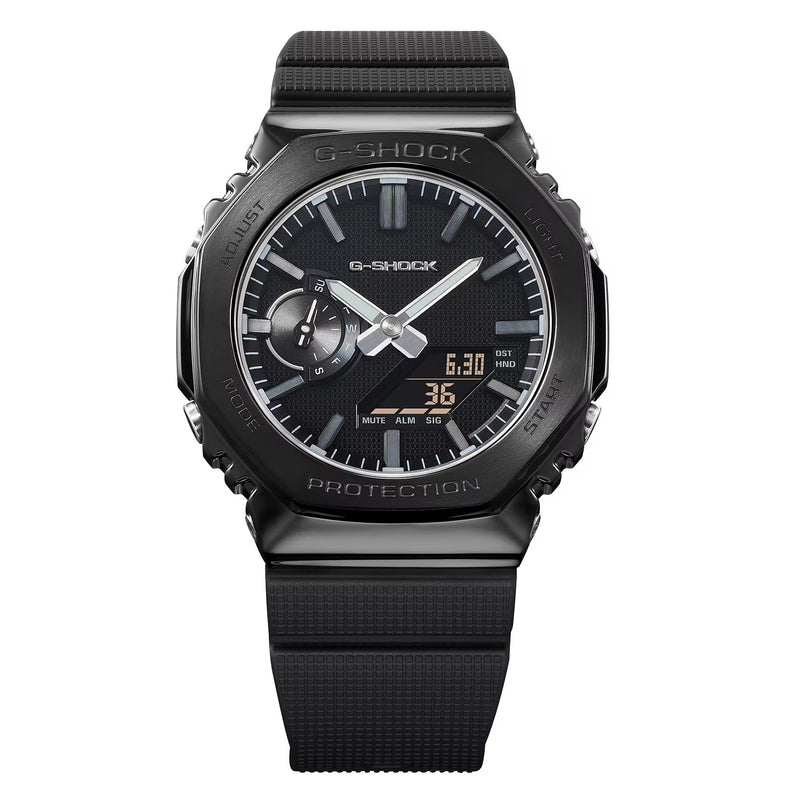 G-SHOCK 2100 Series Luxe Black Steel GM-2100LXB-1AER