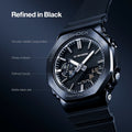 G-SHOCK 2100 Series Luxe Black Steel GM-2100LXB-1AER