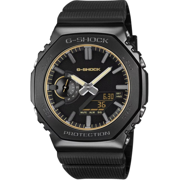 G-SHOCK 2100 Series Luxe Black and Gold Steel GM-2100LXB-1A9ER