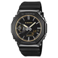 G-SHOCK 2100 Series Luxe Black and Gold Steel GM-2100LXB-1A9ER