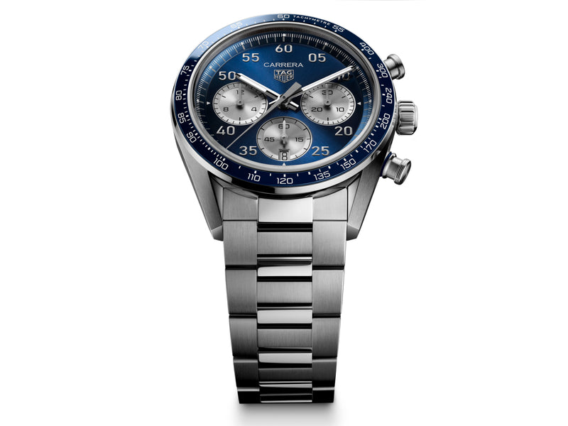 Tag Heuer Carrera Chronograph Sport Automatic Blue, 42mm Steel Watch CDB2111.BA0054