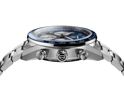 Tag Heuer Carrera Chronograph Sport Automatic Blue, 42mm Steel Watch CDB2111.BA0054