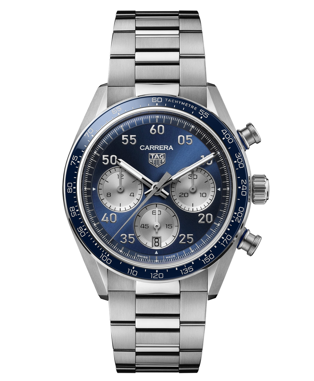 Tag Heuer Carrera Chronograph Sport Automatic Blue, 42mm Steel Watch CDB2111.BA0054