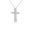 Diamond Cross 1.00ct, 9ct White Gold Pendant