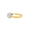 Round Brilliant Cut 1.75ct Five Stone Diamond, 18ct Yellow Gold & Platinum Ring