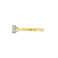 Round Brilliant Cut 1.00ct, 18ct Yellow Gold & Platinum Ring
