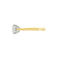 Round Brilliant Cut 2.01ct, 18ct Yellow Gold & Platinum Ring