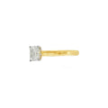 Radiant Cut 0.70ct, 18ct Yellow Gold & Platinum Ring