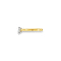 Radiant Cut 0.70ct, 18ct Yellow Gold & Platinum Ring
