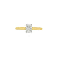 Radiant Cut 0.70ct, 18ct Yellow Gold & Platinum Ring