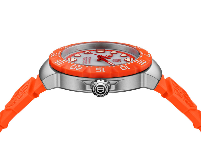 Tag Heuer Formula 1 Solargraph, Orange Limited Edition Steel 38mm Watch WBY111H.FT8128