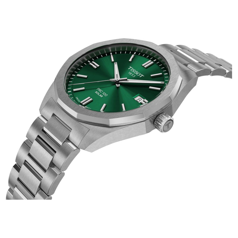 Tissot PRC 100 Solar Green 39mm Watch T151.422.11.091.00