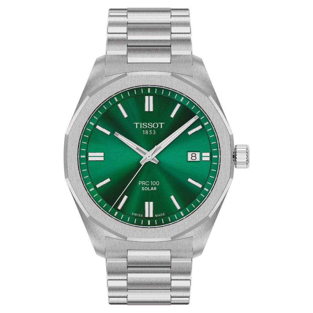 Tissot PRC 100 Solar Green 39mm Watch T151.422.11.091.00