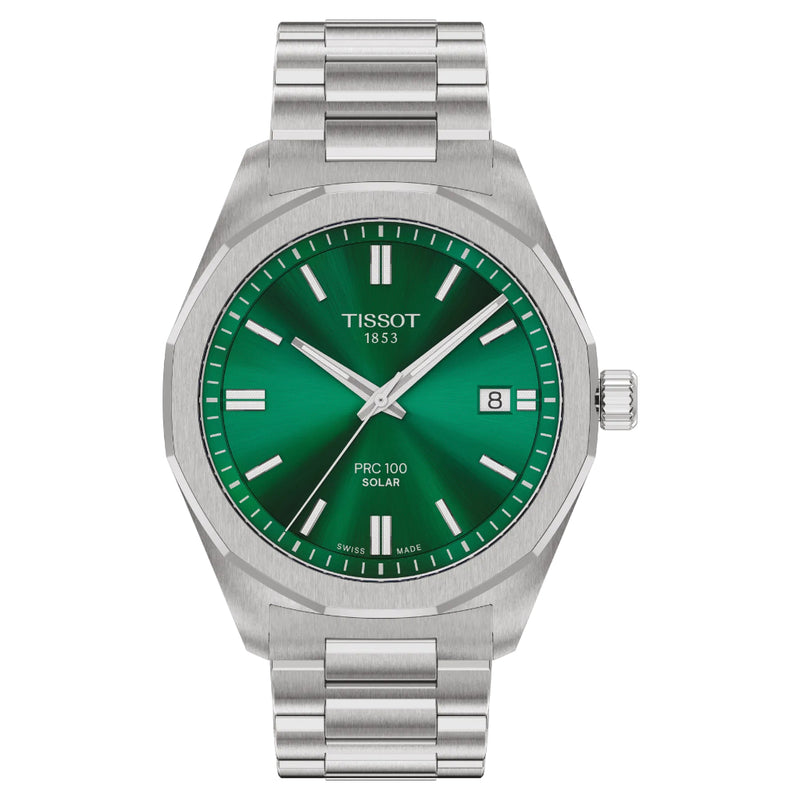 Tissot PRC 100 Solar Green 39mm Watch T151.422.11.091.00
