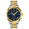 Tissot PR 100 Two Tone Blue Chronograph 40mm Watch T1504172204100