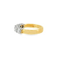 Round Brilliant Cut 1.50ct Five Stone Diamond, 18ct Yellow Gold & Platinum Ring