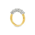 Round Brilliant Cut 1.50ct Five Stone Diamond, 18ct Yellow Gold & Platinum Ring