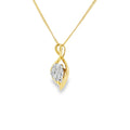 Diamond Cluster 0.22ct, 18ct Yellow Gold Pendant
