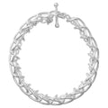 Georg Jensen Weft Single Link Bracelet, Sterling Silver