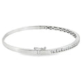 Diamond 1.01ct, 18ct White Gold Bangle
