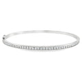 Diamond 1.01ct, 18ct White Gold Bangle