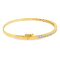 Diamond 1.01ct, 18ct Yellow Gold Bangle