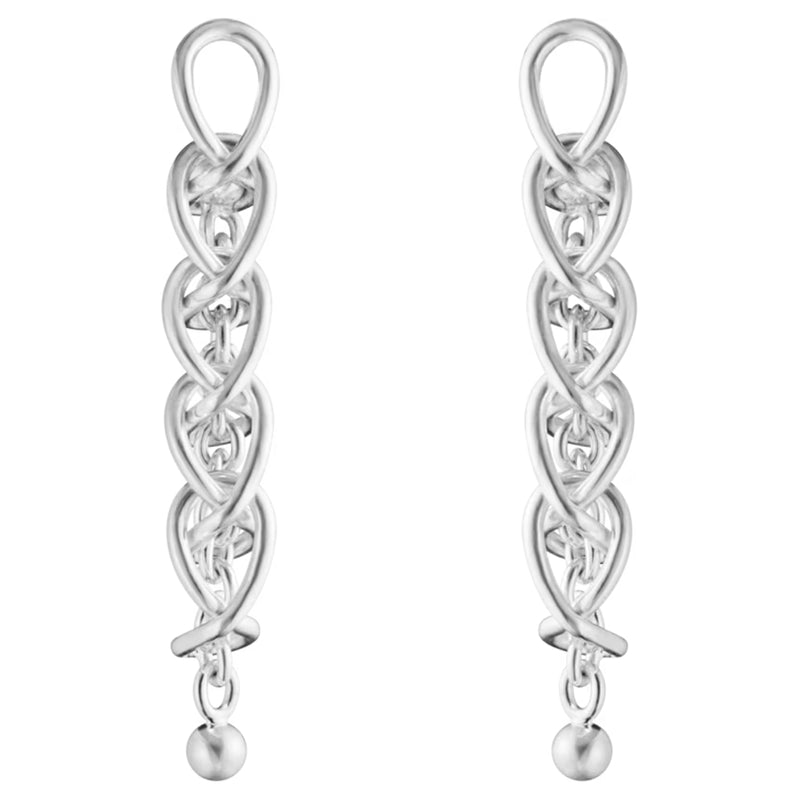 Georg Jensen Weft Earrings, Sterling Silver