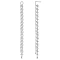 Georg Jensen Weft Slim Earrings, Sterling Silver