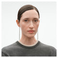 Georg Jensen Weft Slim Earrings, Sterling Silver