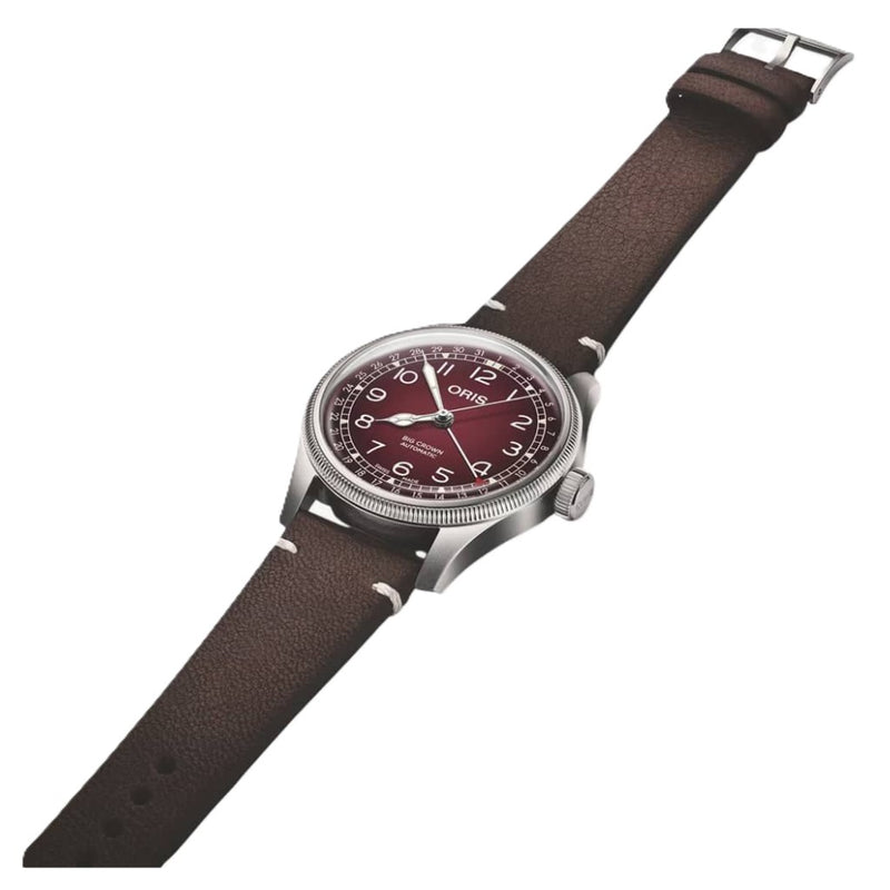 Oris Big Crown Pointer Date X Cervo Volante Burgundy Dial 40mm Watch