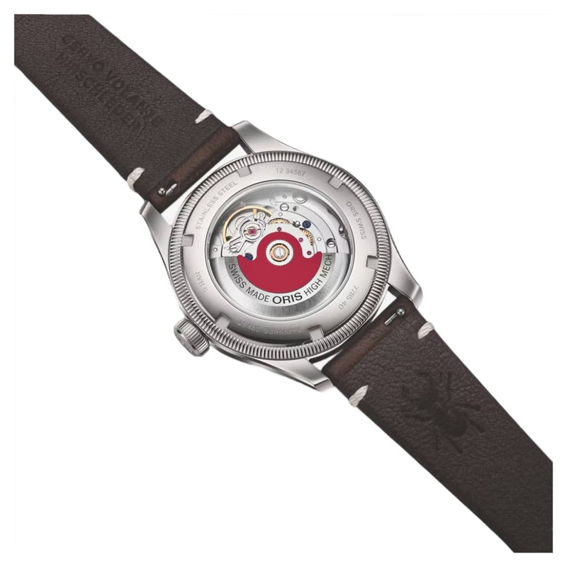 Oris Big Crown Pointer Date X Cervo Volante Burgundy Dial 40mm Watch