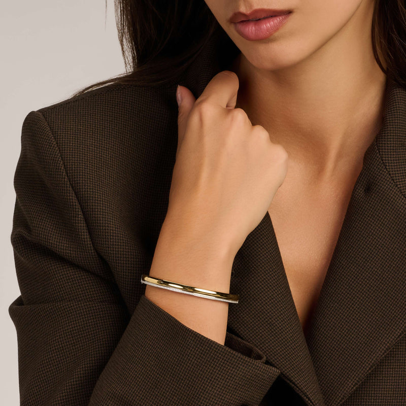 Ti Sento Bold Zirconia Bangle