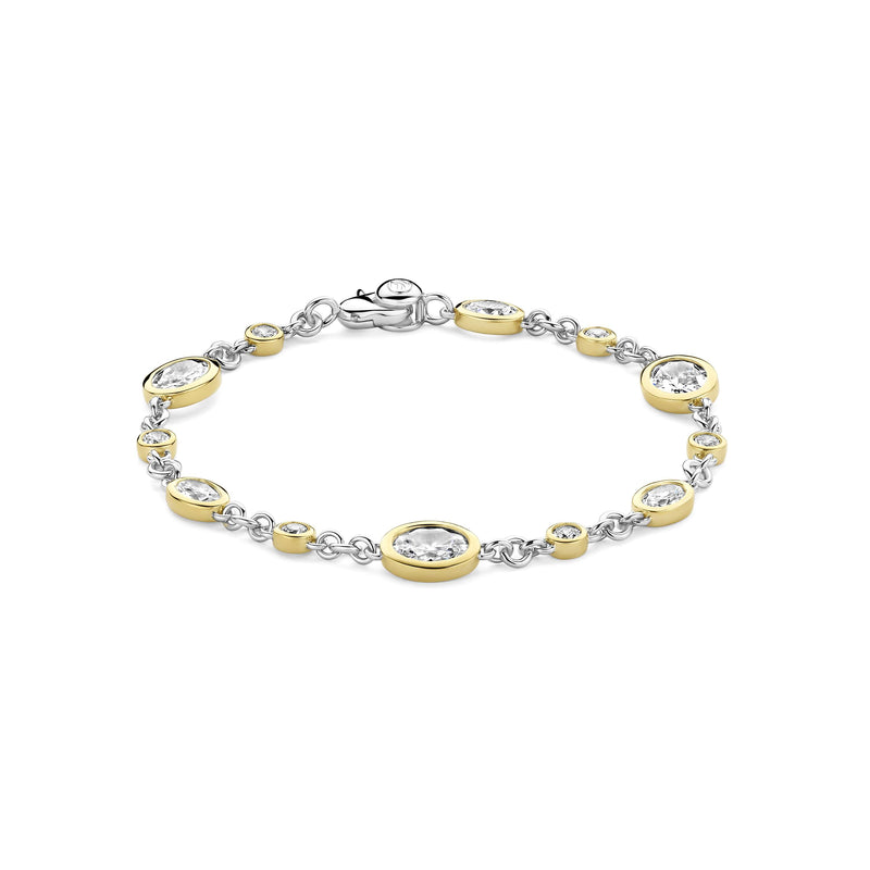 Ti Sento Oval Zirconia Bracelet