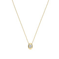 Ti Sento Oval Sparkle Necklace