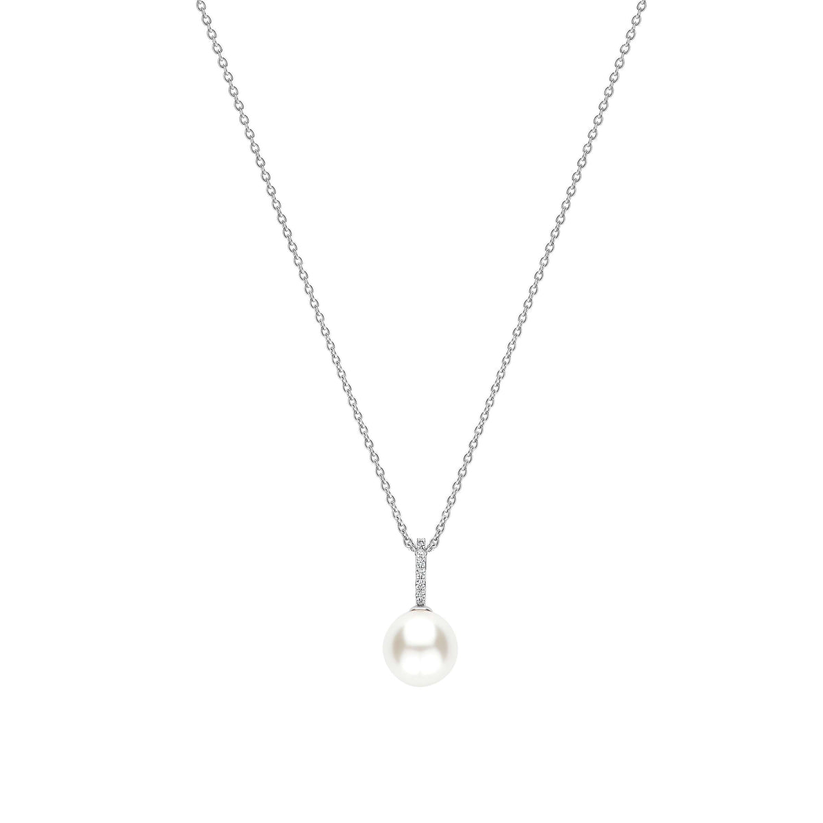 Ti Sento Icon Pearl Necklace Silver