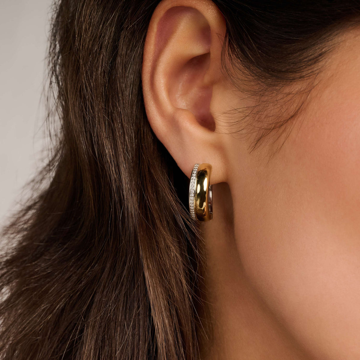 Ti Sento Bold Zirconia Hoops