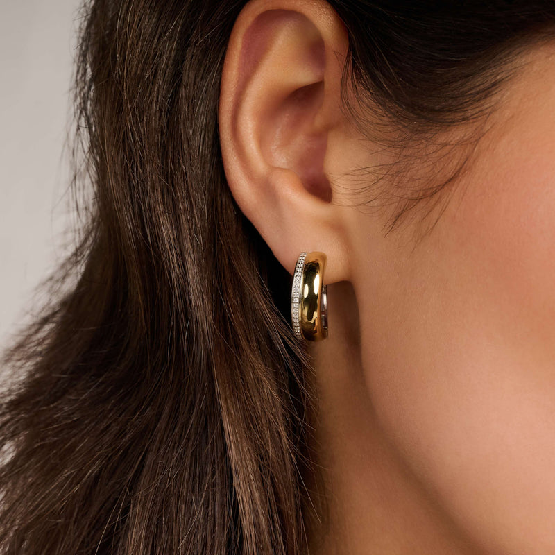 Ti Sento Bold Zirconia Hoops