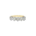 Round Brilliant Cut 2.03ct Five Stone Diamond, 18ct Yellow & White Gold Ring