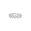 Round Brilliant Cut 1.20ct Five Stone Diamond, Platinum Ring