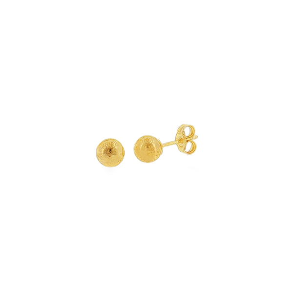 Ball 5mm, 9ct Yellow Gold Stud Earrings