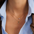 Ti Sento Zirconia Bar Necklace