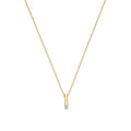 Ti Sento Zirconia Bar Necklace