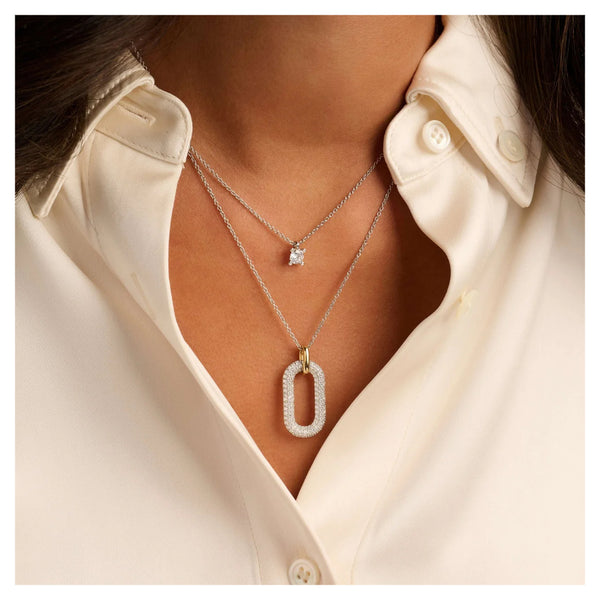 Ti Sento Classic Zirconia Necklace