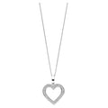 Ti Sento Zirconia Heart Necklace with pendant
